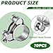 Otoolling 10 Pack T-bolt Hose Clamps Kit 23-25 mm Od Heavy Duty Adjustable 304 Stainless Steel T-slot Clamp for Radiator Constant Tension Diesel Heater Exhaust