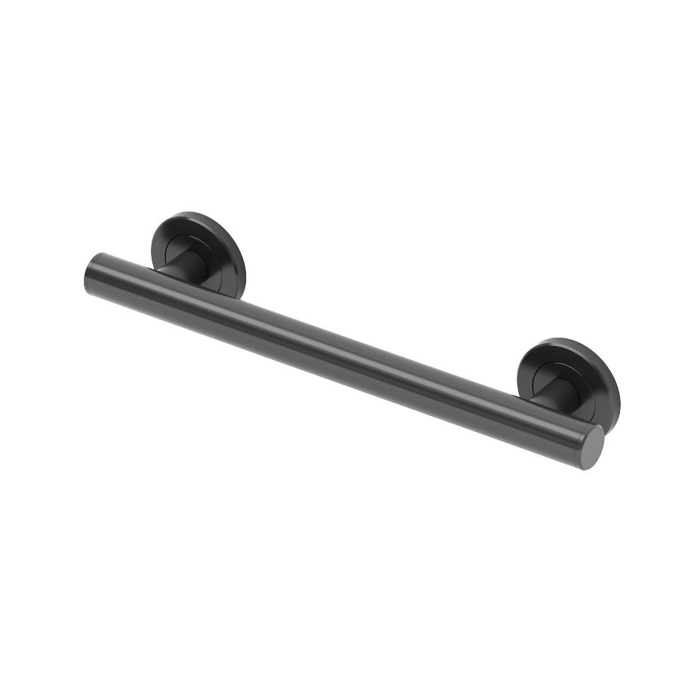 Gatco 850MX Latitude II 12" Grab bar, Matte Black