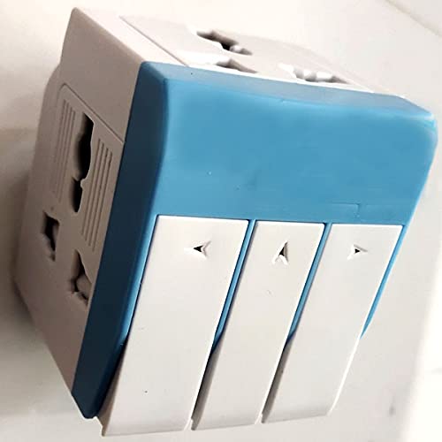 Buy PIHANA 3 Socket (5A250V) Universal Travel Adapter 3 Pin Multi Plug