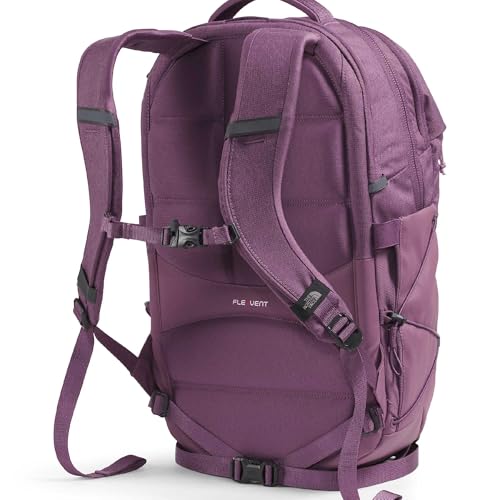Image of The North Face Women's Borealis Commuter Laptop Backpack - Everyday Travel Bag, Laptop Sleeve, Reflective Details, Chroma Purple Light Heather /Hushed Lavender, One Size