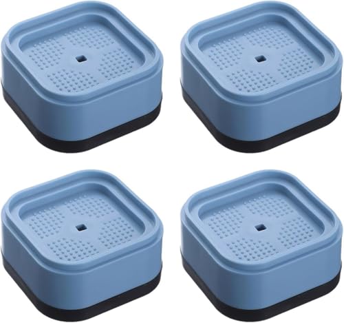 Image of Furniture Risers, Adjustable Height Bed Legs, Floor Protection with Anti-Slip Pad, Stackable (Set of 4)