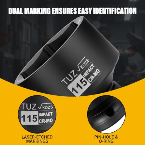 Image of 1 Inch Drive 115mm Standard Metric 6 Point CR-MO Impact Socket