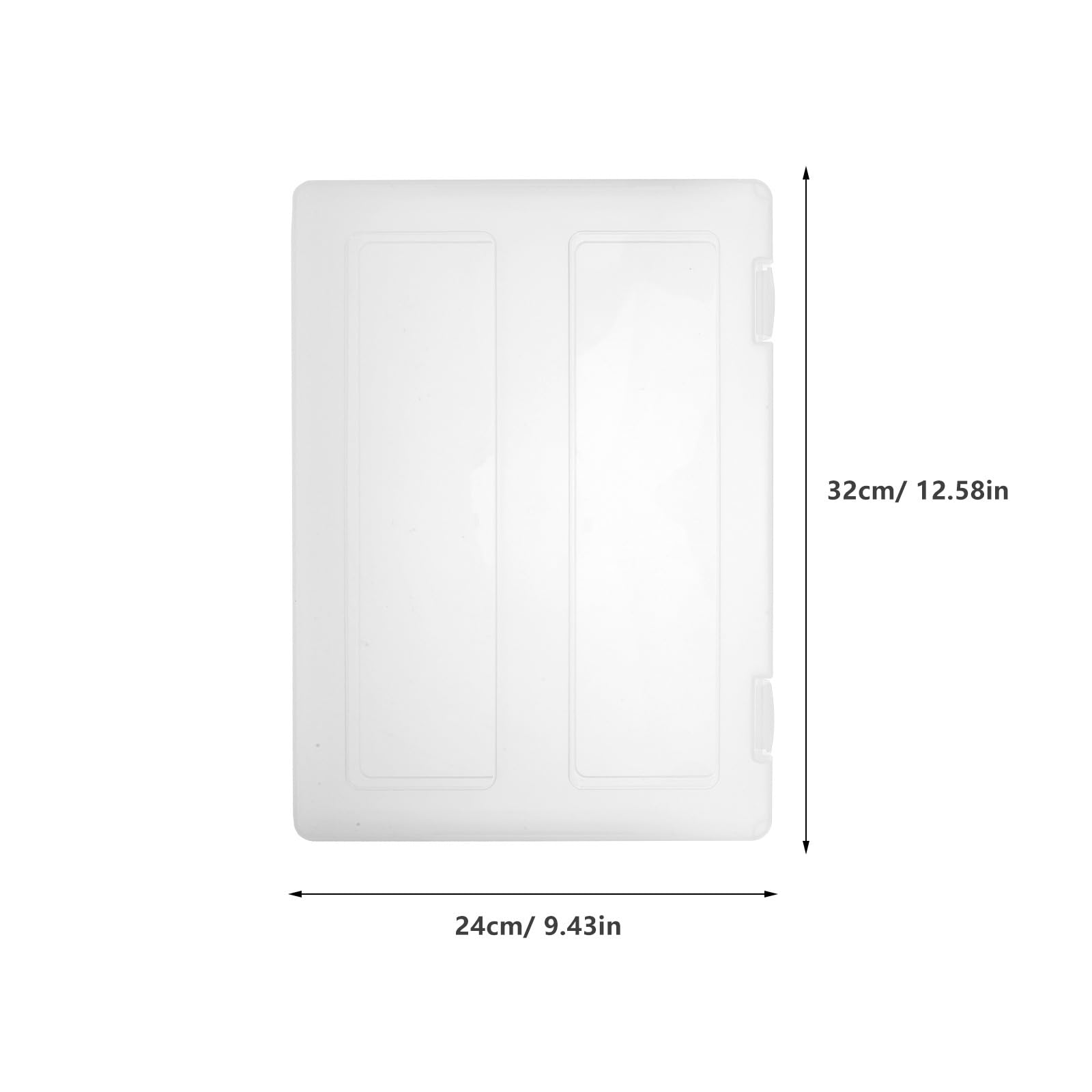 MAGICLULU Juego de 4 Cajas Transparentes para Almacenamiento de Archivos A4, Organizador de Documentos Superficie Lisa y Material Pp Adecuado para Oficina y Archivo Diario