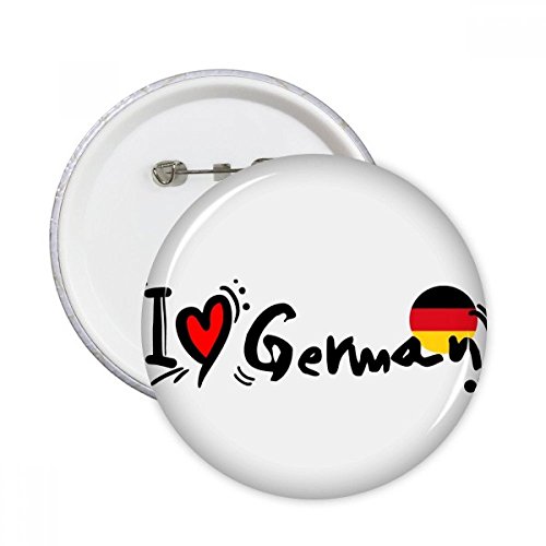 Broches rondes drapeau allemand XXL pour masquer un accroc ou raviver un vêtement terne
