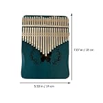 Generic Kalimba Piano de polegar com 21 teclas com martelo de afinação, Mbira, órgão de dedo, delicado, kalimba, presente para crianças, adultos, iniciantes, borboleta azul 14 41R9VC2dMtS. SL500 . SS150