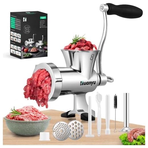 Huanyu Manual Stainless Steel Meat Grinder