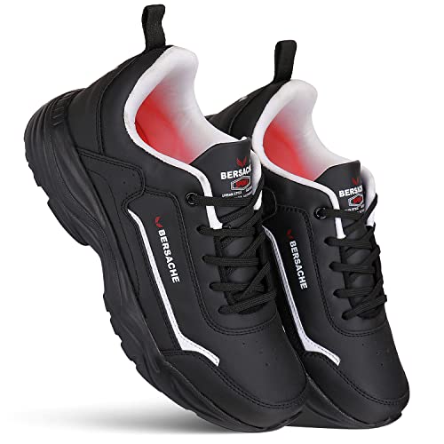 Image of BERSACHE Premium Sports,Gym, Trending, Stylish Running Shoes for Men (Blue)
