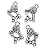 Hackberry Creek Silver Hairdryer & Scissor Charms, 20-Pack Hairdresser Stylist Jewelry Craft Supplies for DIY Accessories #5