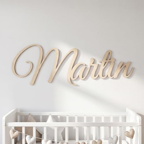 Nombres de Madera Personalizado para Pared y Puerta,Decoración Infantil para