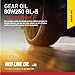 Red Line 58605 80W250 GL-5 Full Synthetic Gear Oil for Hypoid Limited Slip Differentials - 1 Gallon