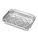 Fit Meal Prep 50 Pack 1.5 lb Aluminum Foil Pans with Lids, Disposable Take Out Food Containers with lids for Freshness and Spill Proof, 8.75 x 6.25 x 1.5 Disposable Cookware for Catering, Restaurants
