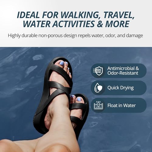 Image of NUUSOL Women Hailey Slide, Lightweight EVASOL Foam Footwear