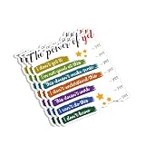 (3pcs) The Power of Yet Sticker Motivational Quotes Inspirational Saying Uplifting Gift Vinyl Decal for Tumbler Laptop Water Bottles Phone Book -Size 3x2.8