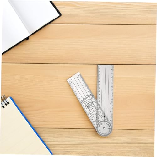 Goniometro de PVC transparente para medición ortopédica miniatura 6