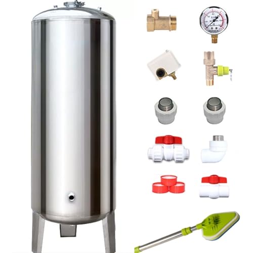 Domestic Stainless Steel Water Storage Tanks (16–130 Gallons)