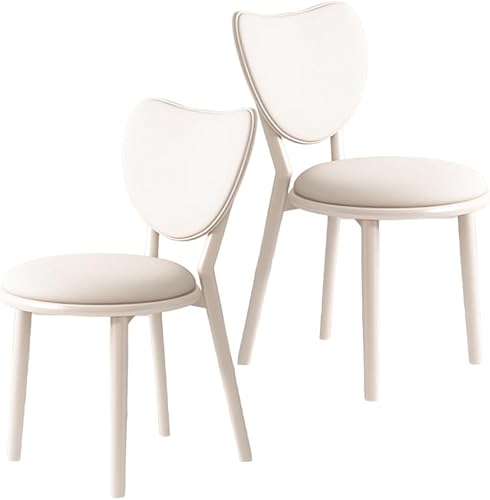 Miniatura 34 de YVYKFZD Juego de sillas de comedor de madera maciza, sillas de cocina sin brazos con respaldo, silla de comedor de cuero tapizada, silla auxiliar