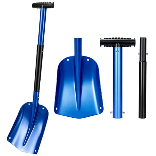 MENGBEI Snow Shovel for Car,Portable Telescopic