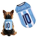 Haustier-Sportshirt, Hunde-Fußballweste für kleine Hunde, Fußballtrikot