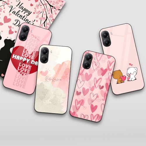 Image of COLORflow Back Cover Compatible with Poco X7 Pro 5G | Romantic Love Gesture Customized | Shockproof TPU Bumper with Camera Protection Back Cover Compatible with Poco X7 Pro 5G