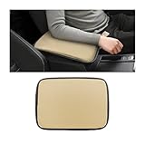 AUCELI Car Center Console Cover, Auto Armrest Protector Pad, Carbon Fiber PU Leather Seat Box Cover, Waterproof Middle Consoles Cushion for Arm Rest, Car Accessories for Truck SUV