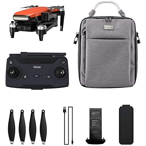 WYMYY Dron con Motor sin escobillas, Dron GPS Plegable con cámaras HD 4K, Dron con localización de Flujo óptico, Control de Gestos y Modo de Seguimiento GPS, Despegue/Retorno con una Tec