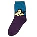 Wrapables Famous Painting Masterpiece Artwork Crew Socks (5 pairs), Collection 2, Fits Women's 9-11