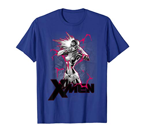 T-shirt Marvel X-Men Jean Grey à motif graphique geek pour homme et femme en coton noir
