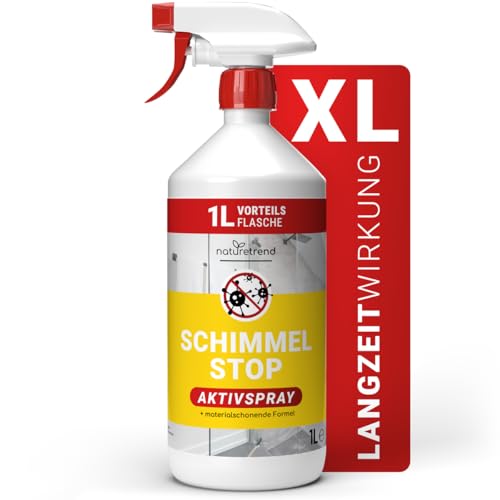 naturetrend Schimmelentferner 1000ml – Anti-Schimmel-Spray mit Langzeitschutz, Schimmelspray für Oberflächen I Schimmel Stop Tiefenwirkungsspray zur effektiven Schimmelentfernung