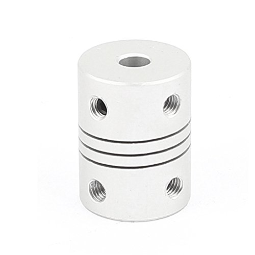 Aexit 4mm to Electrical equipment 4mm Motor Shaft Dia Joint Helical Beam Coupler Coupling Connector Connect Encoder