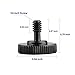 ChromLives Thumb Screw Tripod Quick Release 1/4