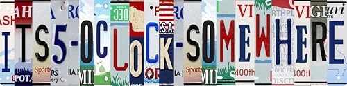 LMDDFZS It's 5-O'Clock-Somewhere Tin Sign