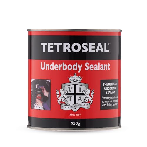 Tetroseal Ultimate Underbody Sealant 950g - Protects Against Salt Corrosion Rust Stones & Water | Prolongs Vehicle Life