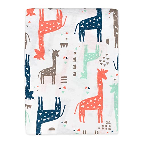 Image of HonestBaby Unisex-Baby Classics Fitted Crib Sheets Set Standard Mattress, 100% Organic Cotton Baby Boys, Girls, Neutral, 1 Pack - Jumbo Twinkle Star Navy, One Size