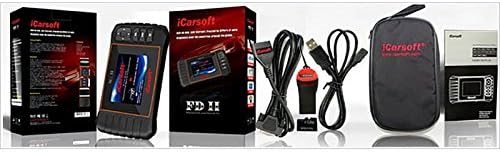 iCarsoft, RT II i907 V2 diagnostic scanner tool for Renault and Dacia vehicles, all in one device with service reset EPB
