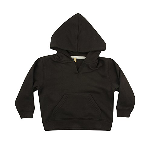 Larkwood Toddler Hooded Sudadera, Niños, Negro, 6-12 Meses