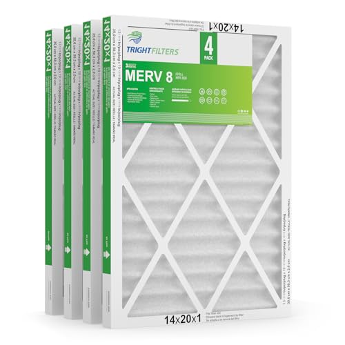 Trightfilters 14X20X1 Air Filter 4 Pack cover