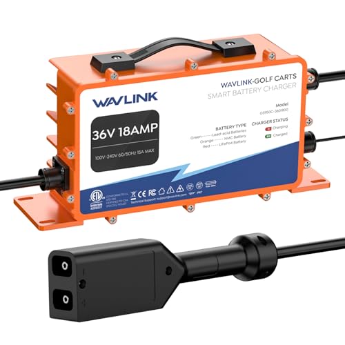 WAVLINK 36V 18A LiFePO4 Compatible Charger