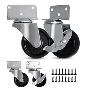 AXL L-002PP L-Shaped 2-Inch PP Caster Set