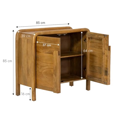 Image of The Attic Elfwood Classic Sideboard, Wooden Sideboard Cabinet, Crockery Cabinet