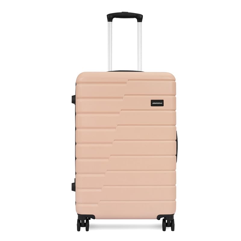Aeropostale Stout Unisex Hard Luggage for Travel (Beige, M)
