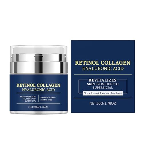 Crema Hidratante Con Retinol: 50 G De Crema Facial Hidratante Y Que Aumenta La Elasticidad, Cuidado De La Piel Antienvejecimiento, Retinol Nutritivo Para Una Piel, Radiante Y Juvenil