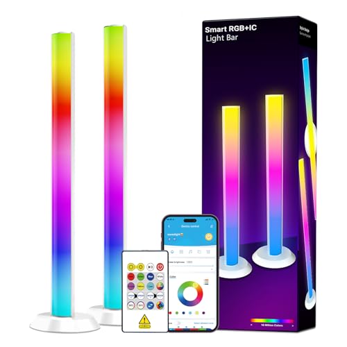 DAYBETTER Smart LED Light Bar,RGBICWW TV Lights for Living Room,Gaming Desk