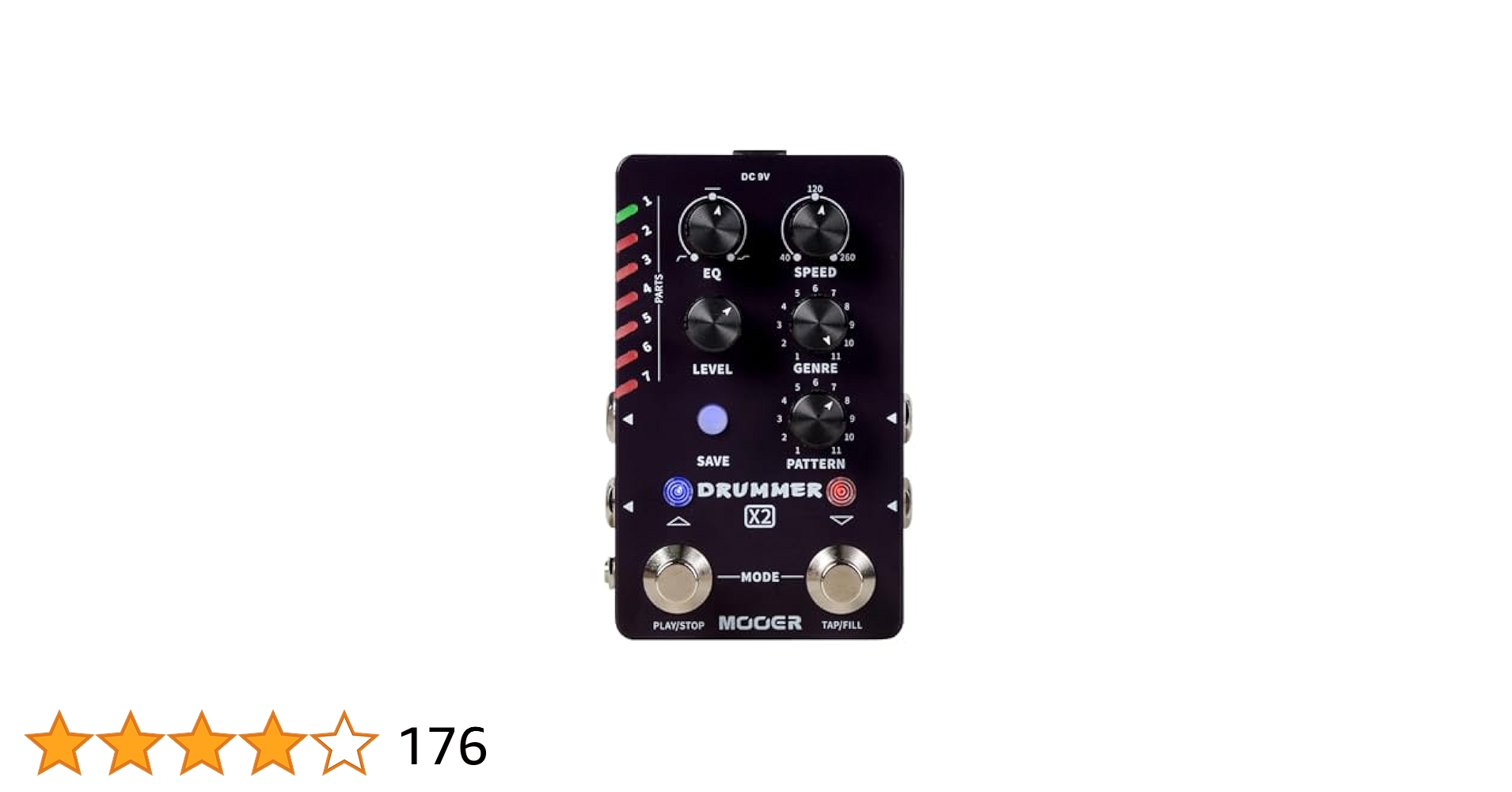 Mooer DRUMMER X2 ドラムマシン リズムマシン Amazon.co.jp: MOOER Drummer X2 ステレオドラムマシン : 楽器