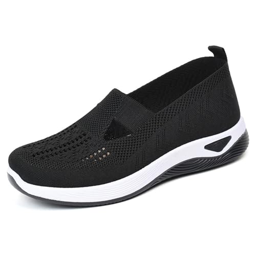 Goferlaa Women's Woven Orthopedic Breathable Soft Shoes Arch...