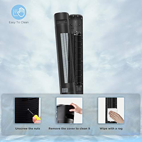 PELONIS 40”Oscillating Tower Fan Remote Control Quiet Stand Up Fan