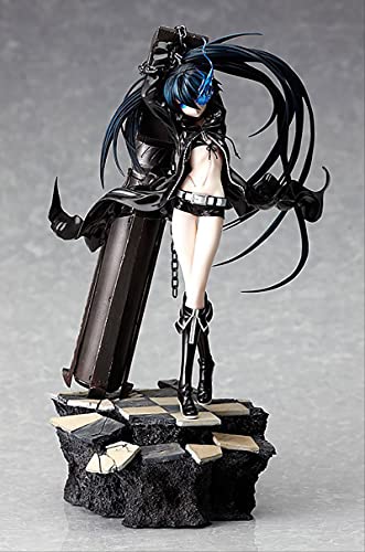 QWYU Black Rock Shooter Figurine articulée 1/8 d'artillerie Noir 28 cm