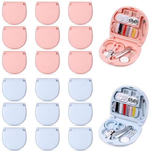 EupHHonycs 20 Pieces Mini Travel Sewing Kit Portable Travel Sewing