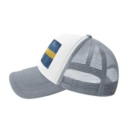 Flag of Sweden Trucker Hat Snapback Mesh Baseball Cap Unisex3