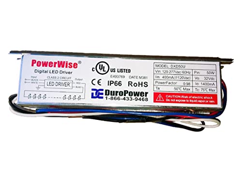 PowerWise DXD50U Digital LED Driver UL Listed Power Supply