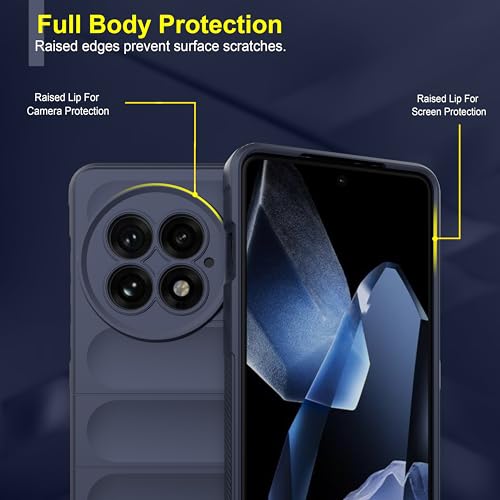 Image of Zapcase Back Case Cover for OnePlus 13 5G | Compatible for OnePlus 13 5G Back Cover | Liquid Silicon Magic Case with Camera Protection | Sapphire